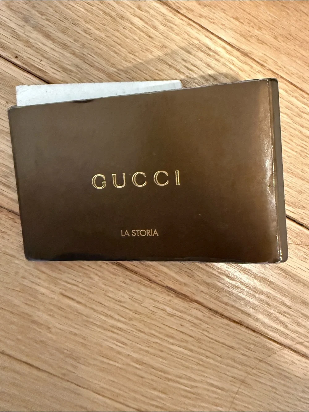 Gucci patent tote bag